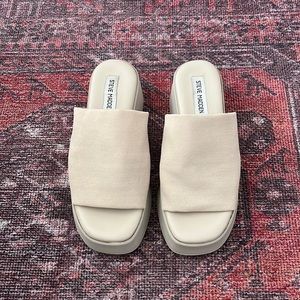 Steve Madden slinky platform sandals